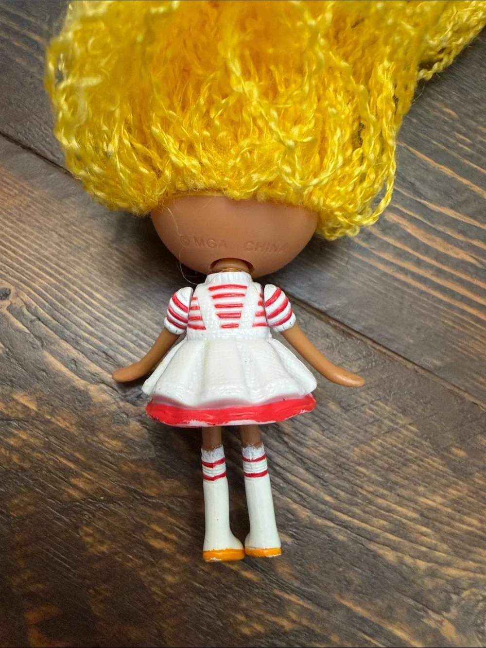 Mini Lalaloopsy Loopy Hair Doll Spot Splatter Splash Yellow Yarn Hair MGA 2013